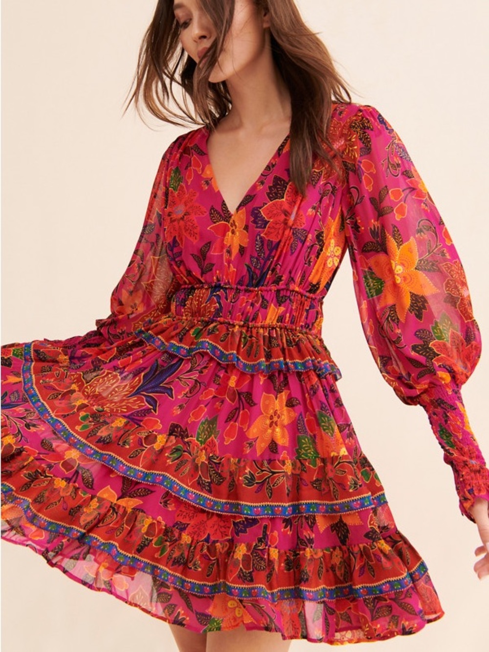 Farm Rio Tropical Tapestry dress